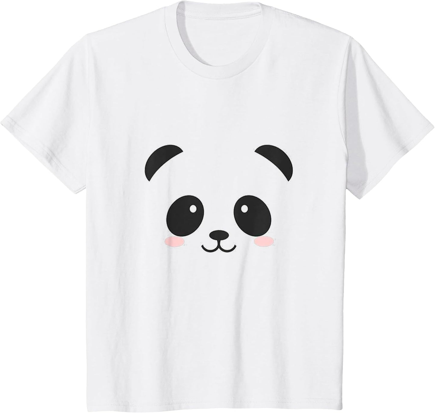 Vintage Funny Lovely Panda Bear Face Design in Black & White