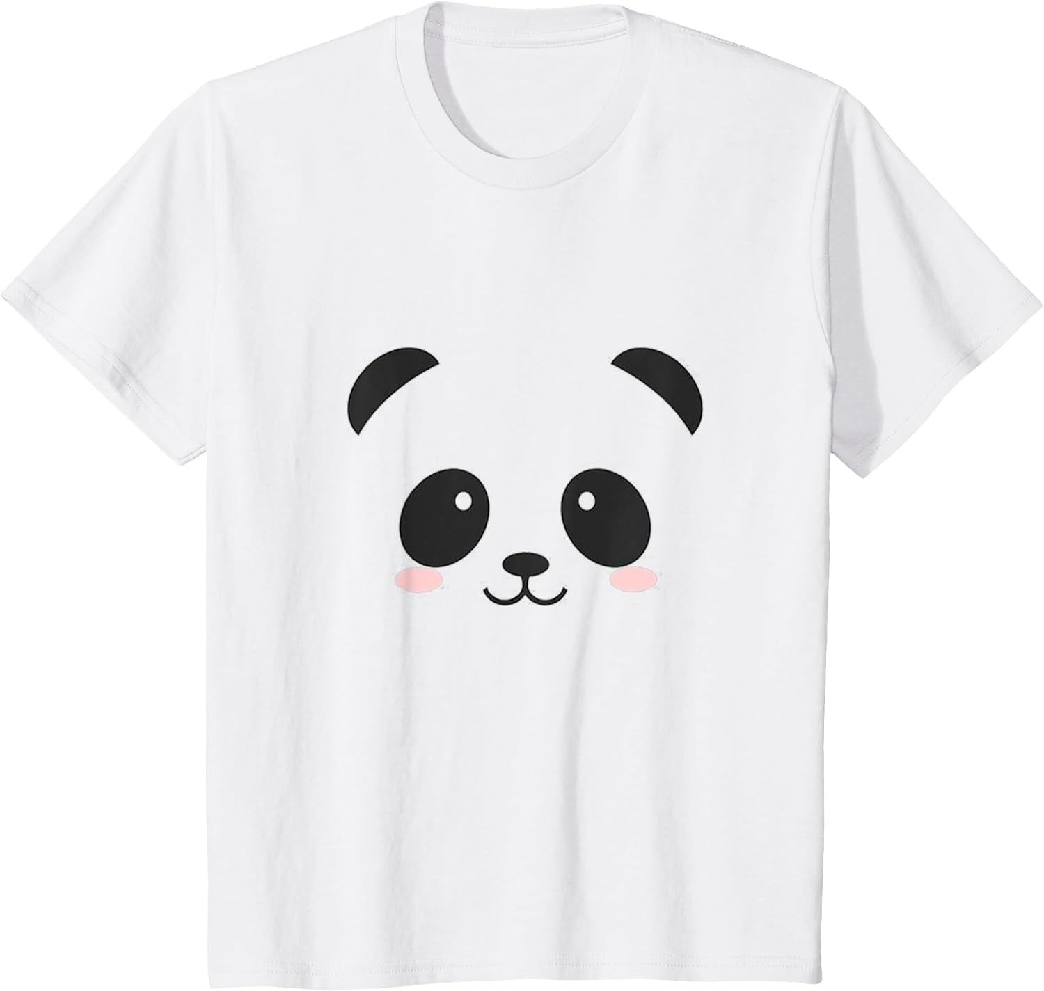 Vintage Funny Lovely Panda Bear Face Design in Black & White