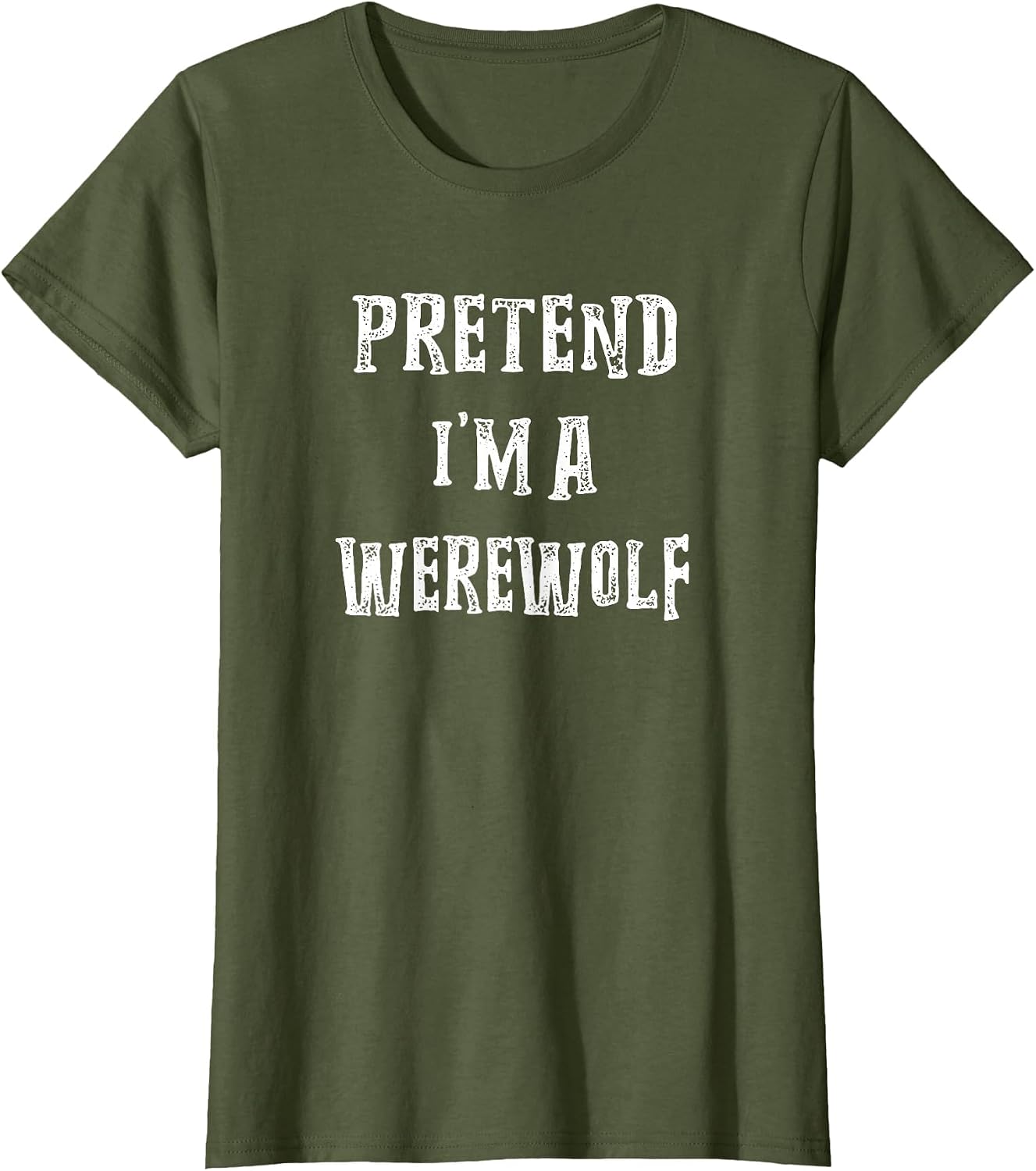Pretend I'm A Werewolf Halloween Costume Couples Matching