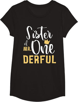 Sister of Mr Onederful 1st Birthday 1 One-Derful Matching