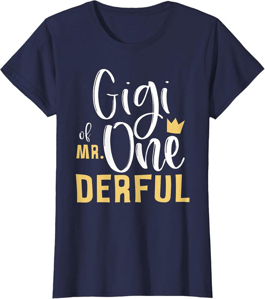 Gigi of Mr Onederful 1st Birthday First One-Derful Matching