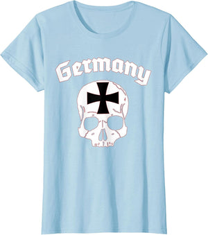 Germany Skull Old German Lettering Iron Cross