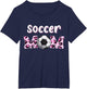 Soccer Mom Mama Soccer Lover Pink Leopard Cheetah Print Cute