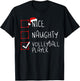 Nice Naughty Volleyball Player List Christmas Santa Claus