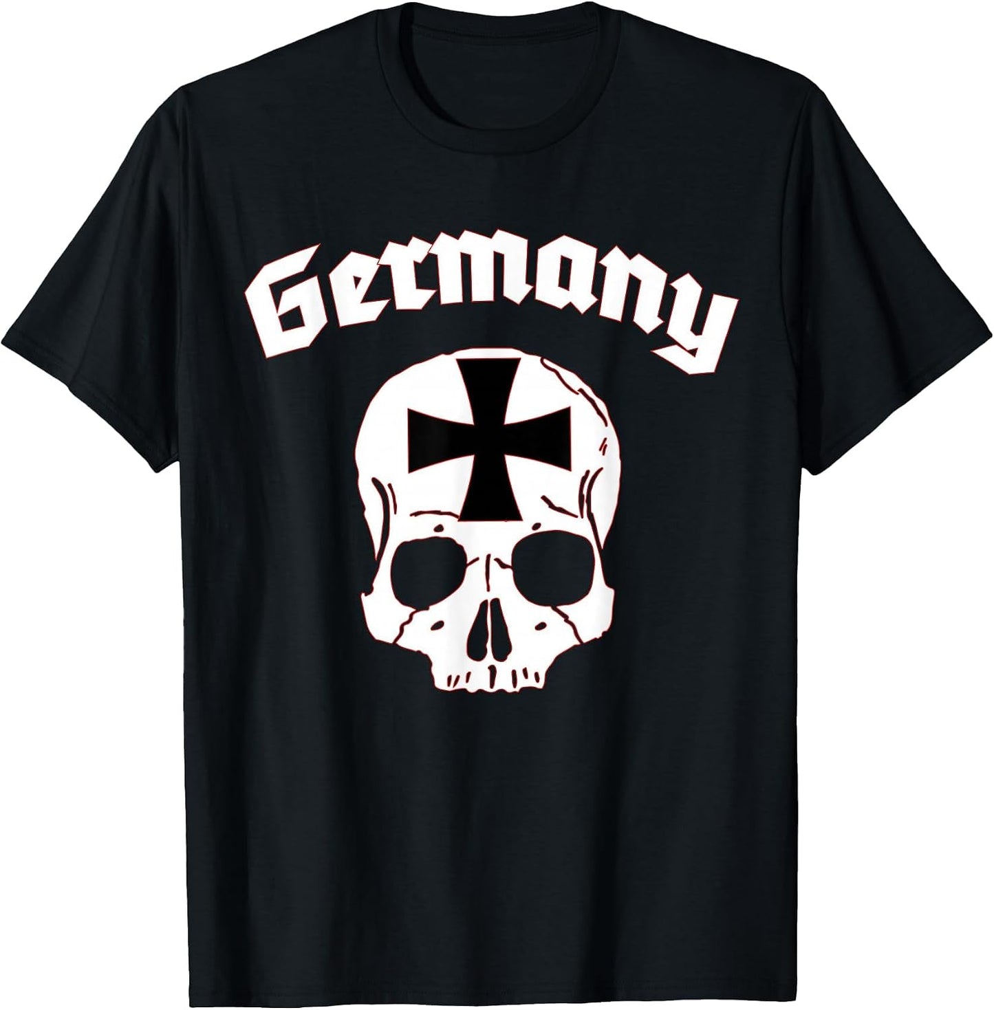 Germany Skull Old German Lettering Iron Cross