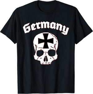 Germany Skull Old German Lettering Iron Cross