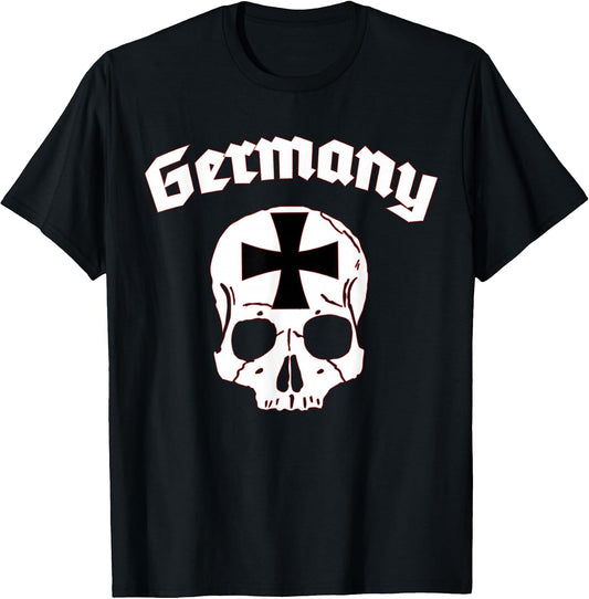 Germany Skull Old German Lettering Iron Cross