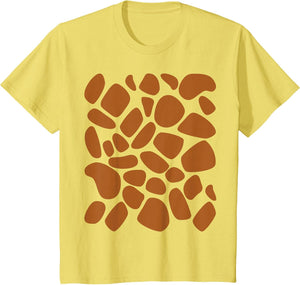 Giraffe Print T Shirt Pattern Trick or Treat Jungle Animals