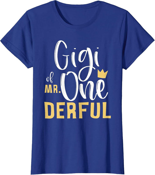 Gigi of Mr Onederful 1st Birthday First One-Derful Matching