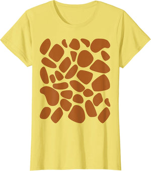 Giraffe Print T Shirt Pattern Trick or Treat Jungle Animals