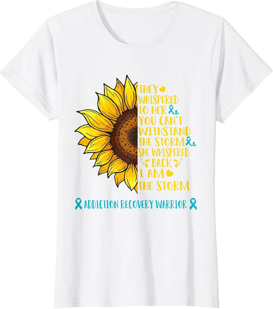I Am The Storm Addiction Recovery Warrior Shirt