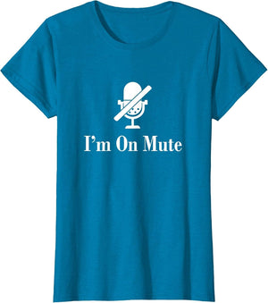 I'm On Mute Funny Virtual Meeting Design