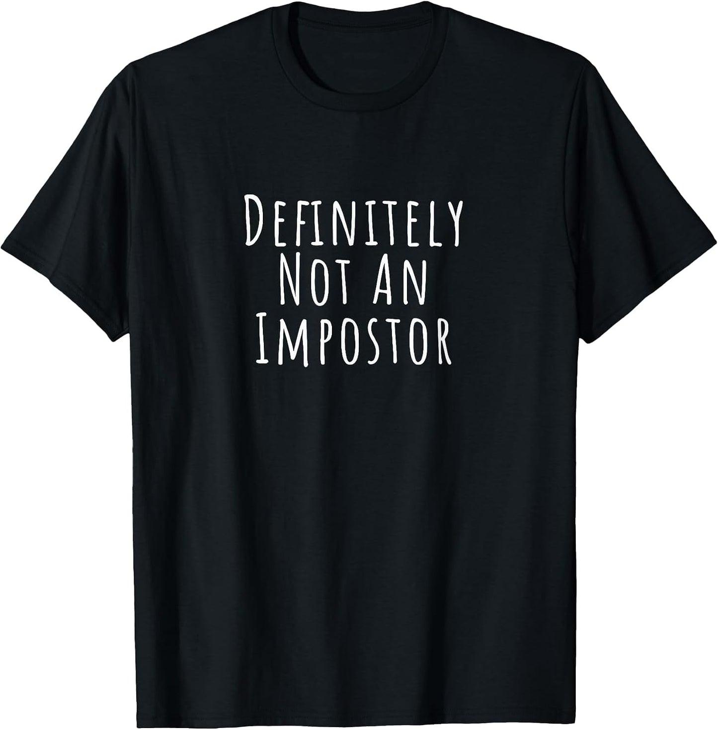 Funny Definitely Not an Impostor Easy Halloween Costume