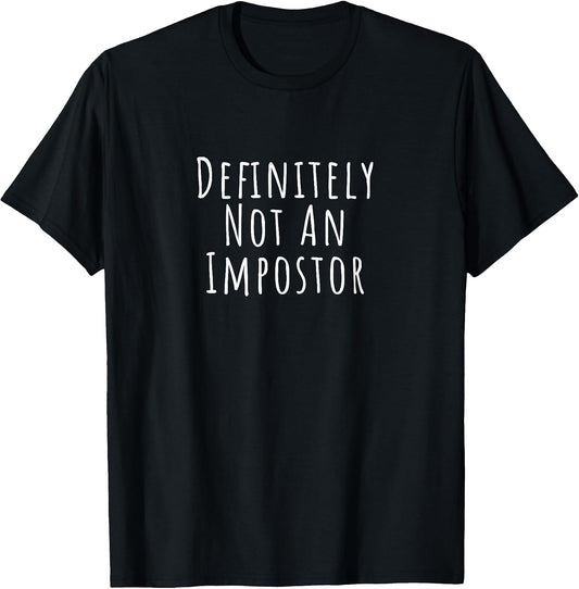 Funny Definitely Not an Impostor Easy Halloween Costume