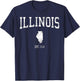 Illinois Vintage Sports Design IL
