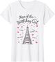 Mom of The Birthday Girl Paris Eiffel Tower Paris Theme Part