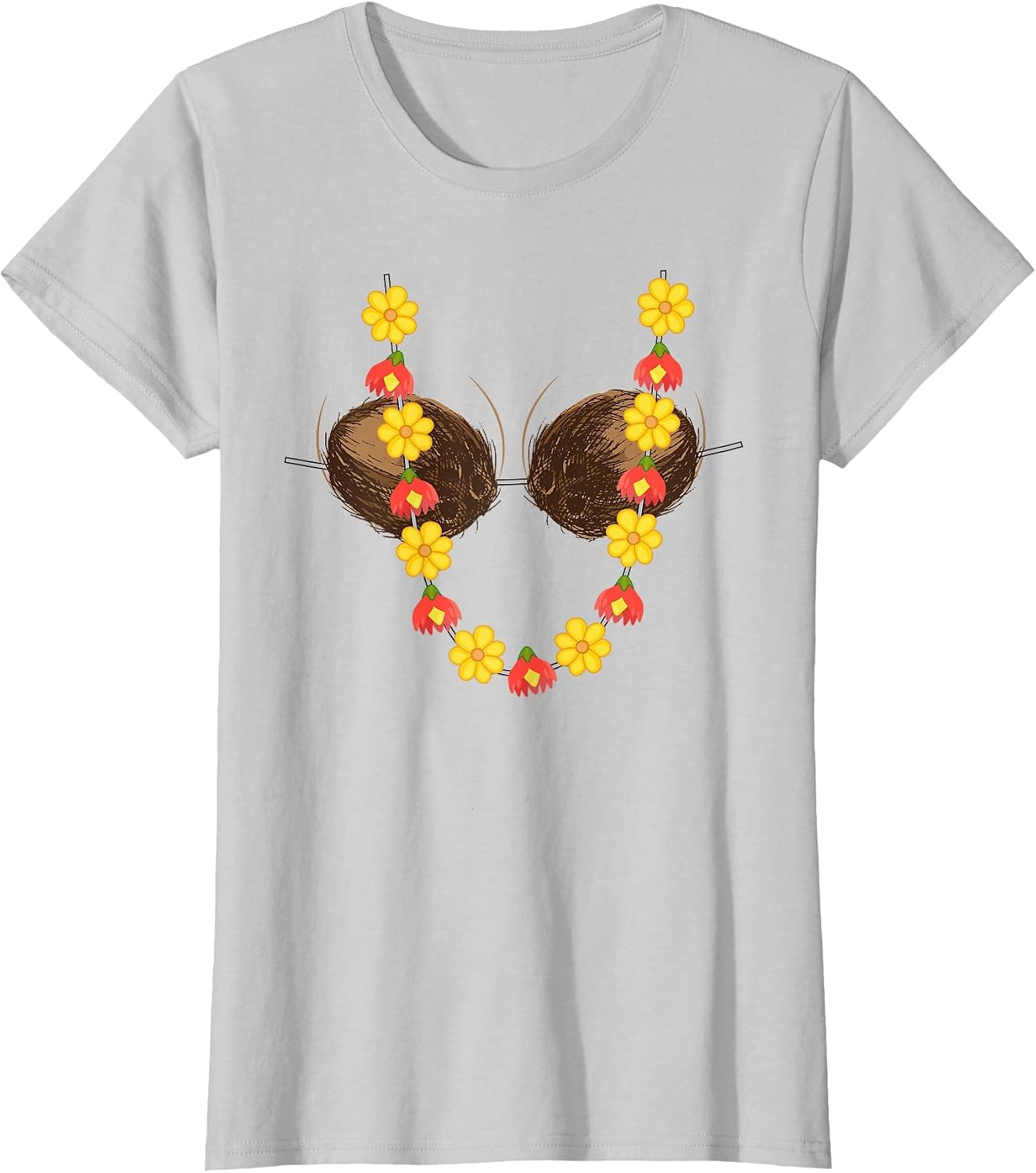 Hawaiian Coconut Bra Shirt | Cool Tropical Coco Gift