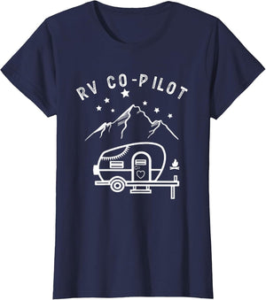 RV Co-Pilot Funny Motorhome Rv Camping