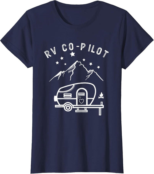 RV Co-Pilot Funny Motorhome Rv Camping