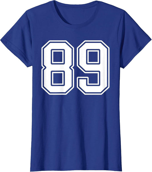 Number 89 Fan Player Jersey Style #89 Men Women Kids