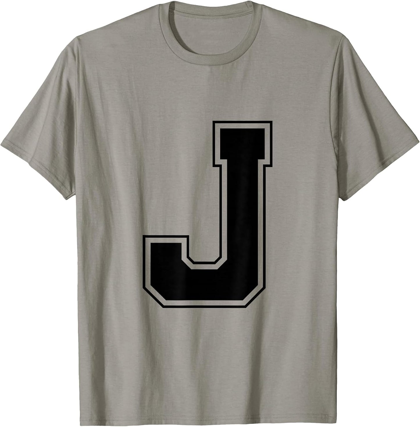 Letter J Big Bold Capital Varsity Alphabet Monogram