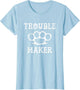 Trouble Maker Brass Knuckles Dark Humor