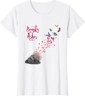 Christian Bible Verse Quote Isaiah 61:3 Beauty for Ashes