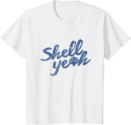 Shell Yeah Beach Vintage Texture