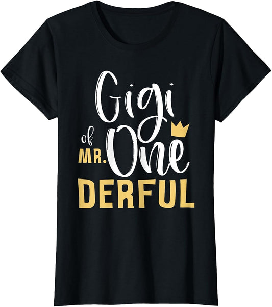 Gigi of Mr Onederful 1st Birthday First One-Derful Matching