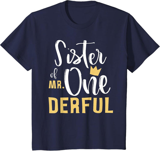 Sister of Mr Onederful 1st Birthday 1 One-Derful Matching