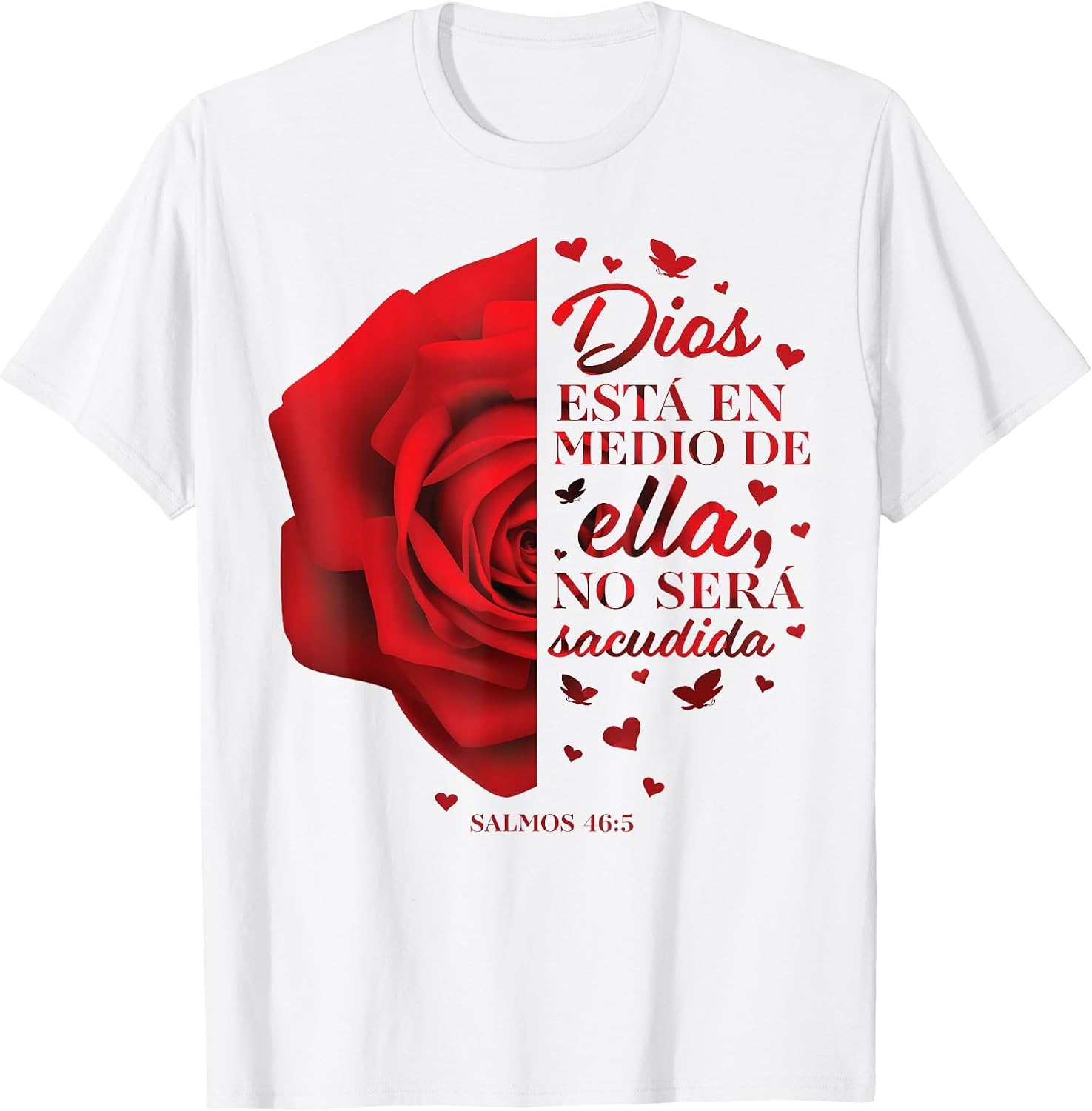 Cute Christian Shirts Women Mom Her Kids Spanish Bible Verse