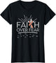 Faith Over Fear Peach Ribbon Endometrial Cancer