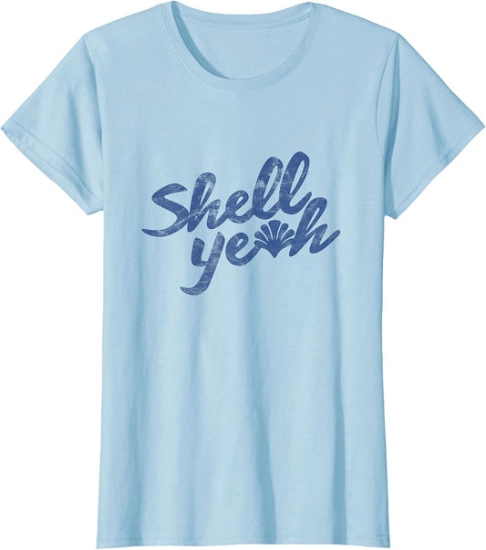 Shell Yeah Beach Vintage Texture