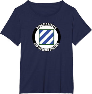 Proudly Served 3rd Infantry Division Military Army Veteran