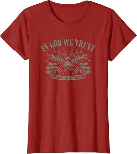 2nd Amendment in God We Trust The Guns are Backup