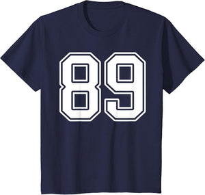 Number 89 Fan Player Jersey Style #89 Men Women Kids