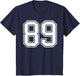 Number 89 Fan Player Jersey Style #89 Men Women Kids
