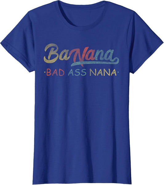 Retro Banana Badass Nana Granny Grandma Funny Mothers Day