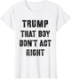 Political Anti Trump Protest Impeach Graphic