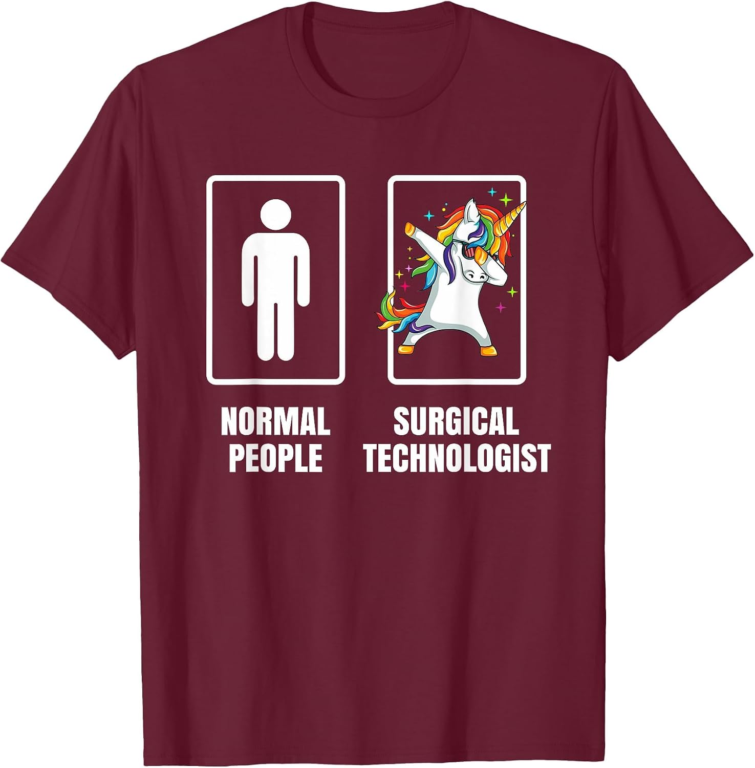 Dabbing Unicorn Surgical Technologist Scrub Tech Technician