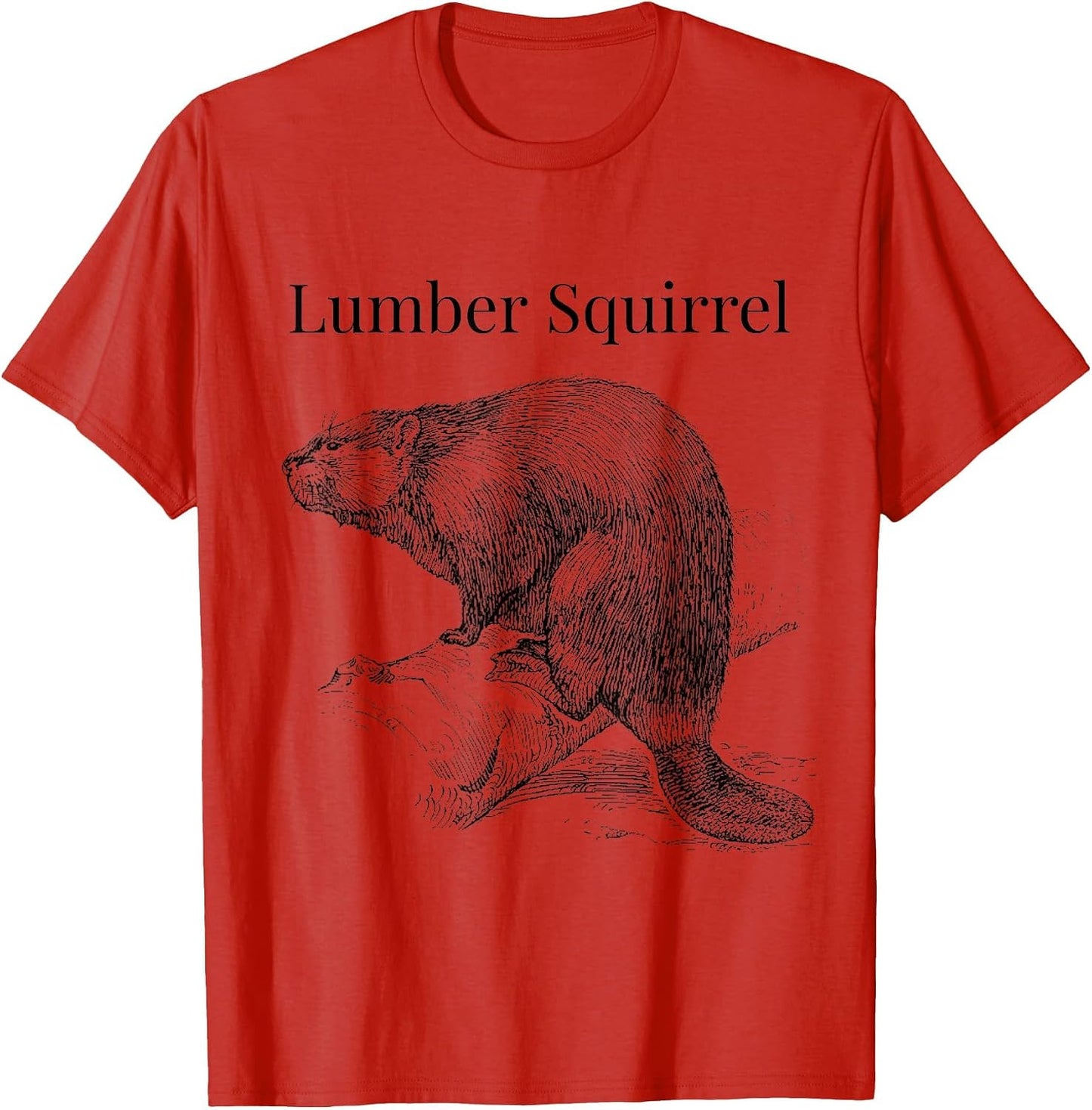 Beaver Lumber Squirrel Funny Dumb Animal Name Stupid Joke
