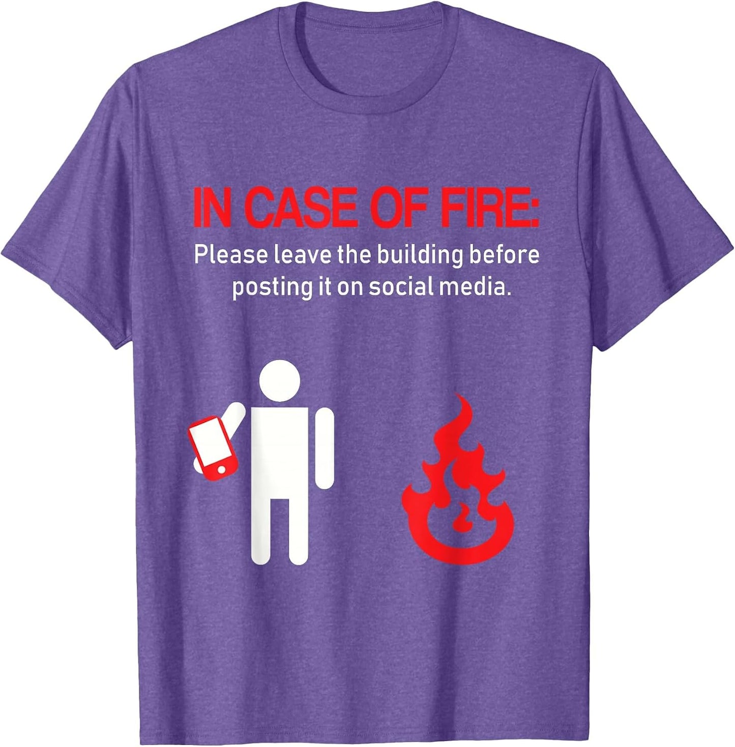 Funny Fire Fighter in case of fire Shirt millennials