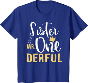 Sister of Mr Onederful 1st Birthday 1 One-Derful Matching