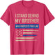 Law Enforcement Police Brother Family Blue Thin Line Flag