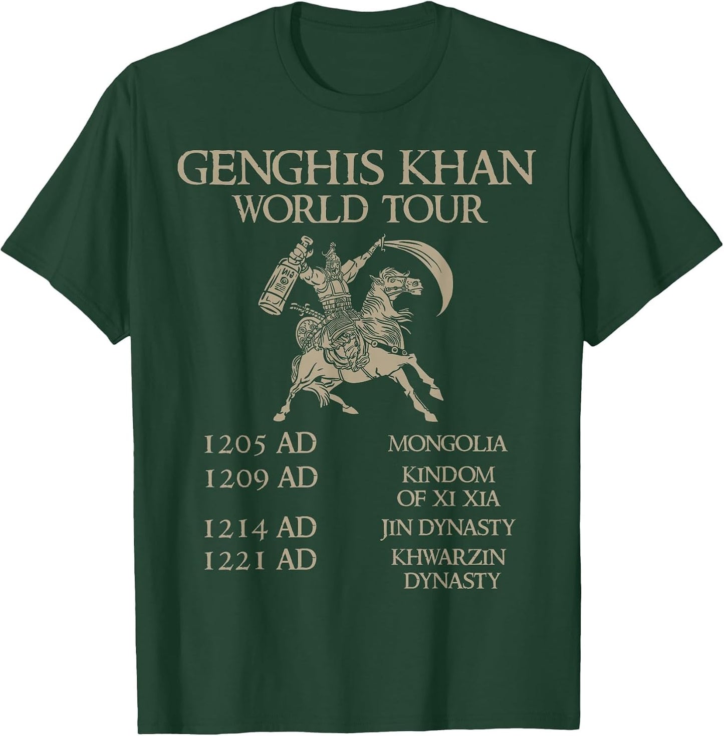 Genghis Khan World Tour - Historic Mongol - Asian History