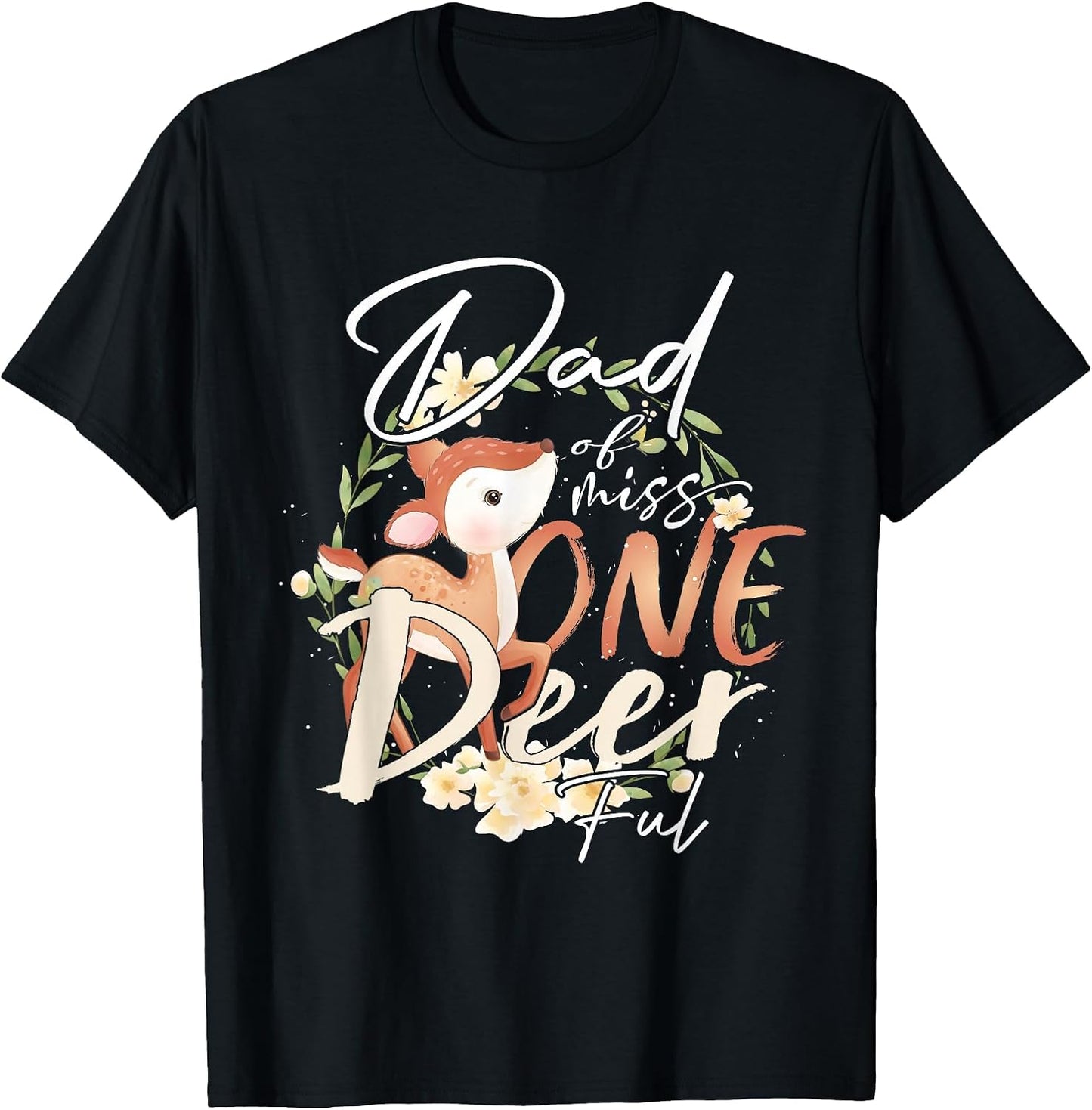 Dad of Miss Onederful Girl 1st Birthday Party Matching Deer