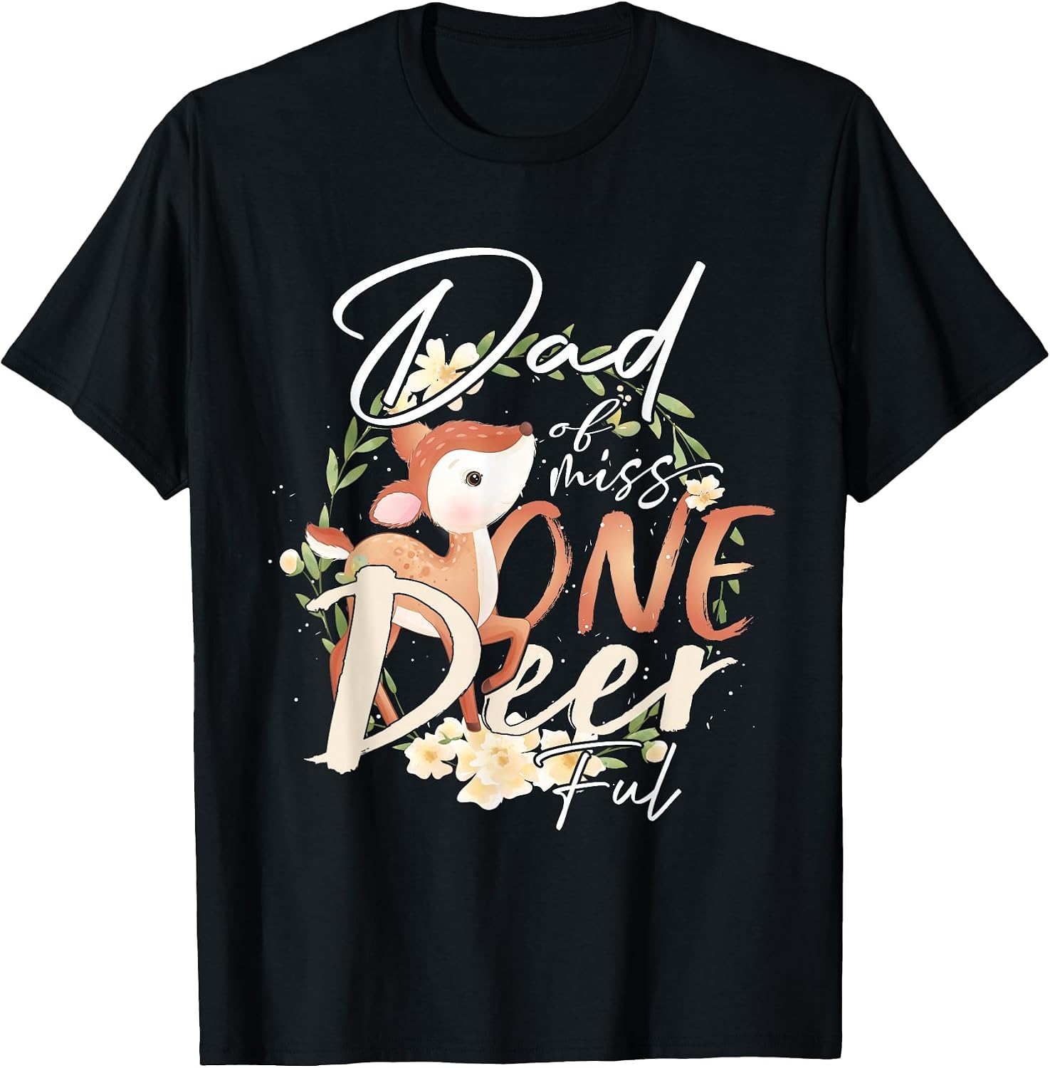 Dad of Miss Onederful Girl 1st Birthday Party Matching Deer