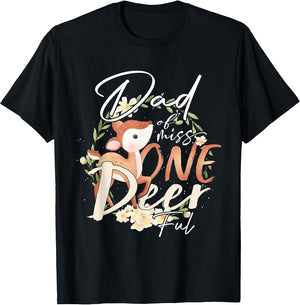 Dad of Miss Onederful Girl 1st Birthday Party Matching Deer