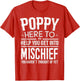 Poppy Shirt from Grandchildren Funny Grandfather Poppy