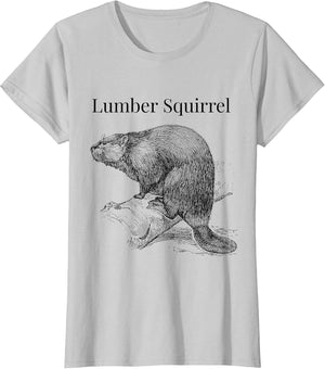 Beaver Lumber Squirrel Funny Dumb Animal Name Stupid Joke